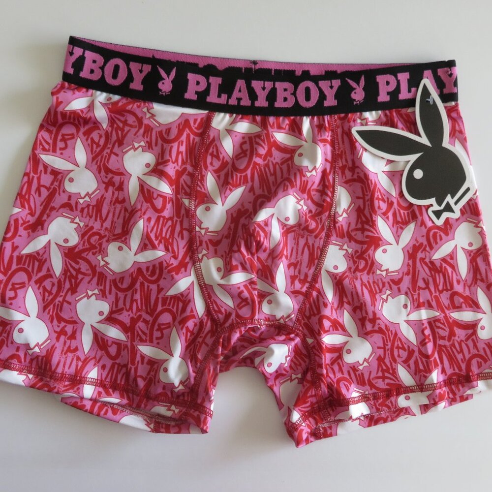 (#107) PLAYBOY Bunny Logo Boxer Briefs